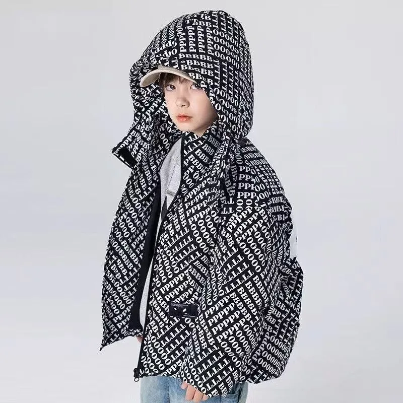 New  Boy  Winter Down Jacket Thickness Kids Baby  Coats  Children   Autumn  2025-A0110