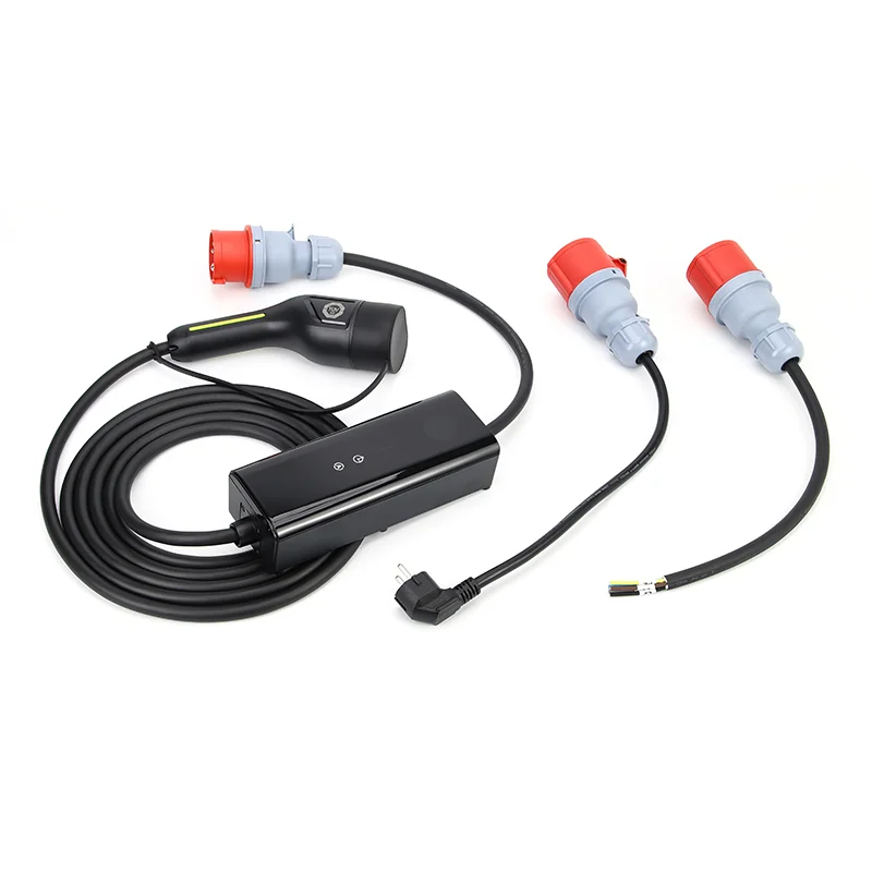 Type B 11KW 16A 3-fase elektrische autolader EV Wallbox snellaadstation Type 2 30mA-AC/6mA-DC