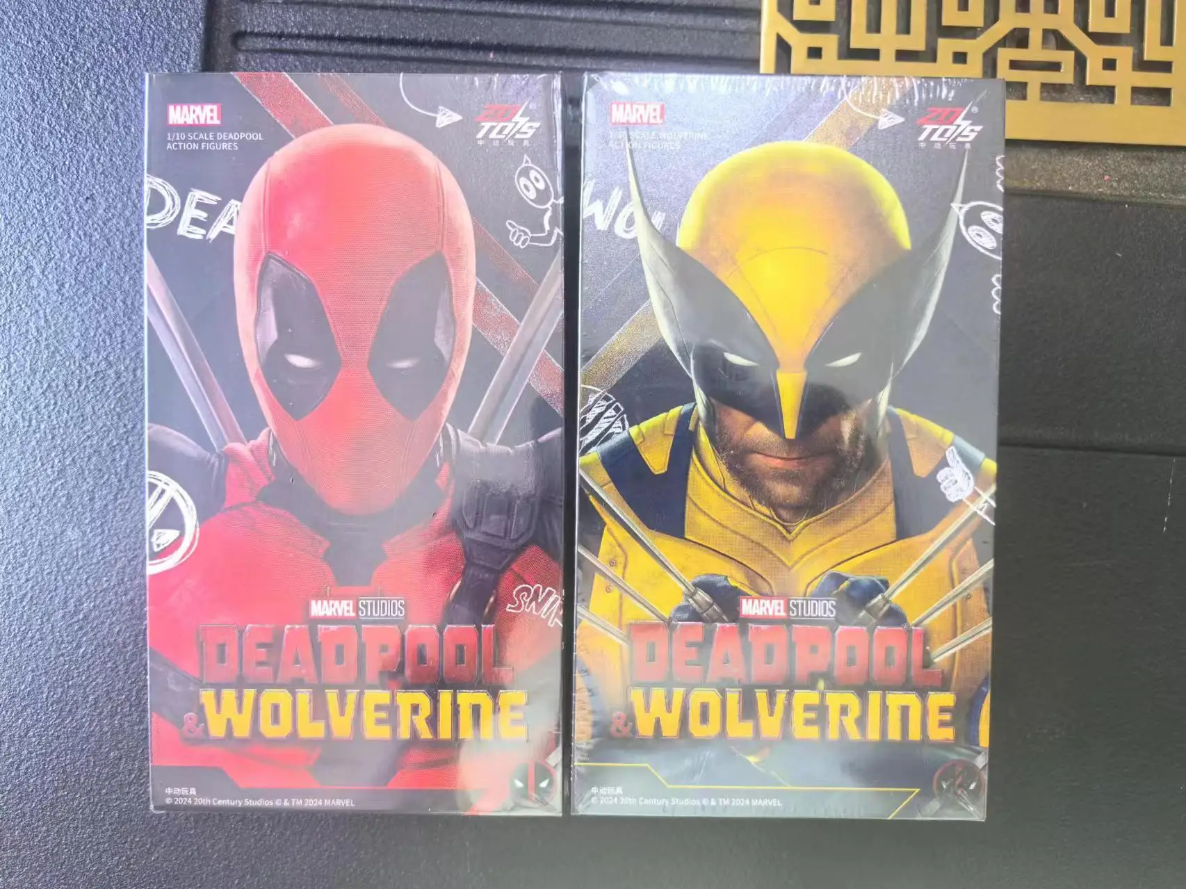 ZD-X-menデッドプールとウルヴァリンの関節式PVCフィギュア,オリジナル