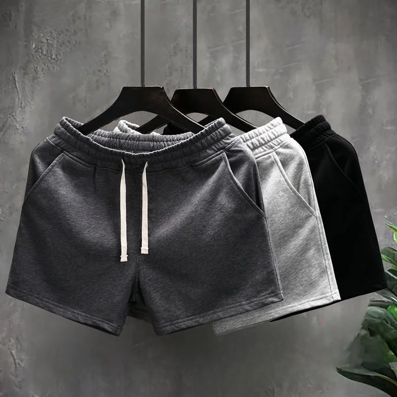 

Мужские эластичные шорты для лета: новая коллекция, для активного отдыха, дома, бега, спорта, повседневные, свободного кроя, универсальные летние шорты