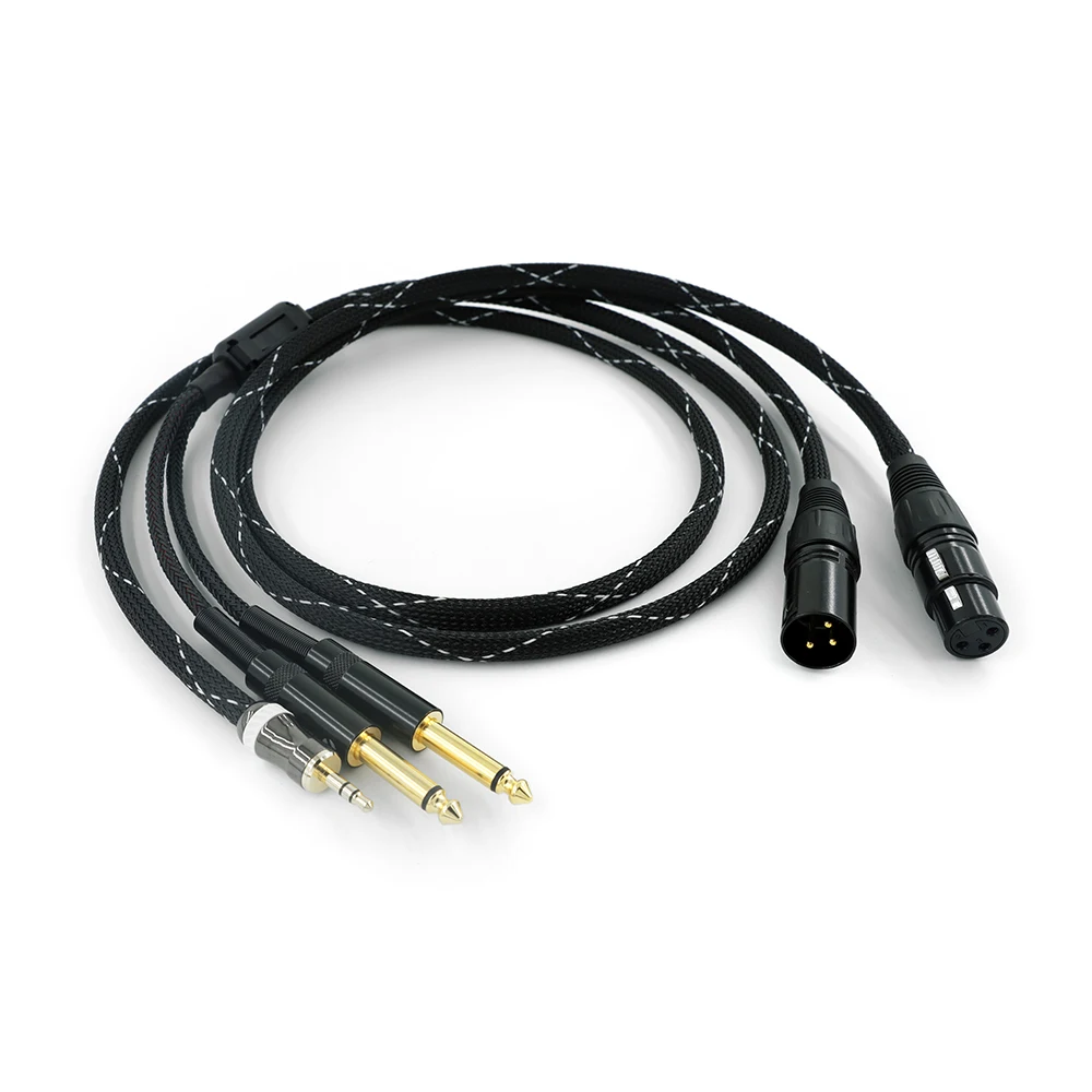 オーディオケーブル 3.5mm - ダブル 6.35mm Aux ケーブル 2 モノラル 6.5 ジャック - 3.5 オス、電話からミキサーアンプ 6.35 アダプター用