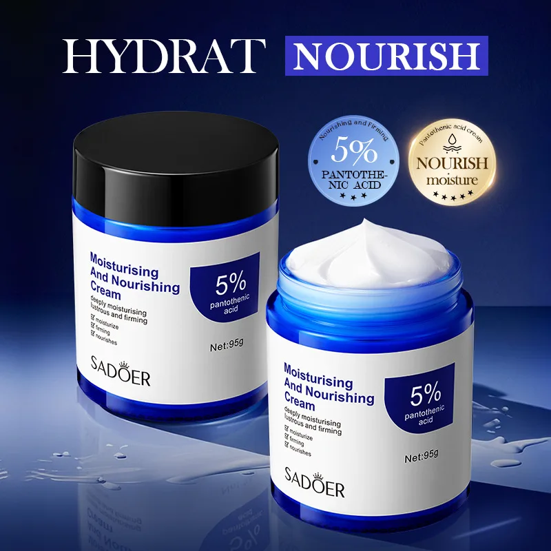 Crown Diamond 5% Pantothenic Acid Moisturizing Nourishing Cream Whitening Oil Control Anti Aging Deep Hydration Women Skin Care