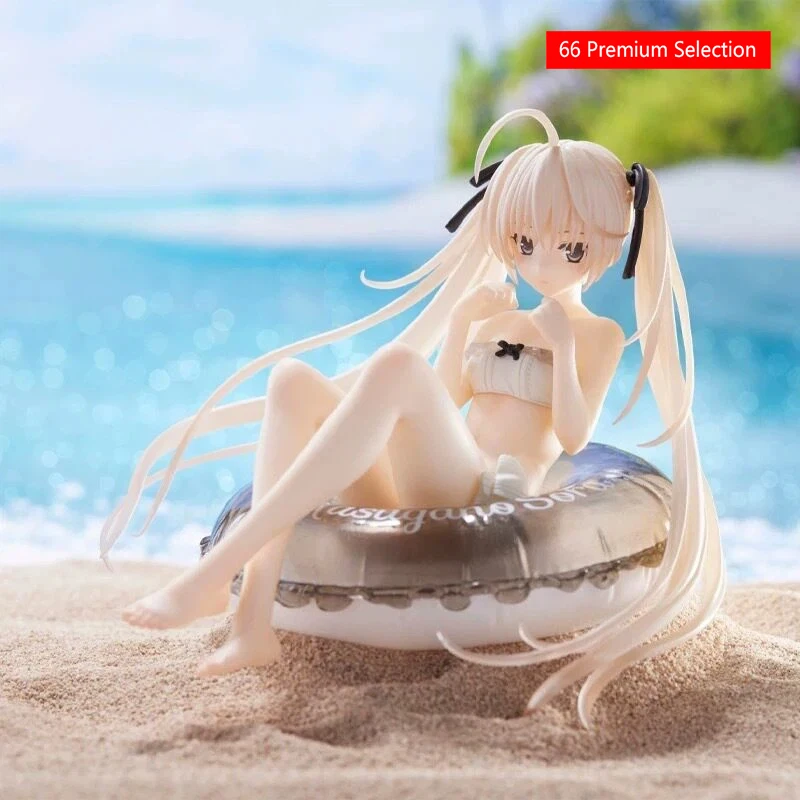 

Фигурка Yosuga No Sora: Касугано Сора в купальнике с плавательным кругом, модель аниме-девушки с милым лицом, коллекционная кукла, украшение для автомобиля и рабочего стола
