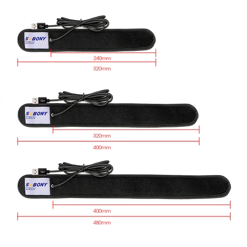 Imagen 2 del producto Calentador de lentes SVBONY, tira calefactora de rocío para telescopios y lentes de cámara 240(D:76mm)/320(D:102mm)/400mm(D:127mm) SV172