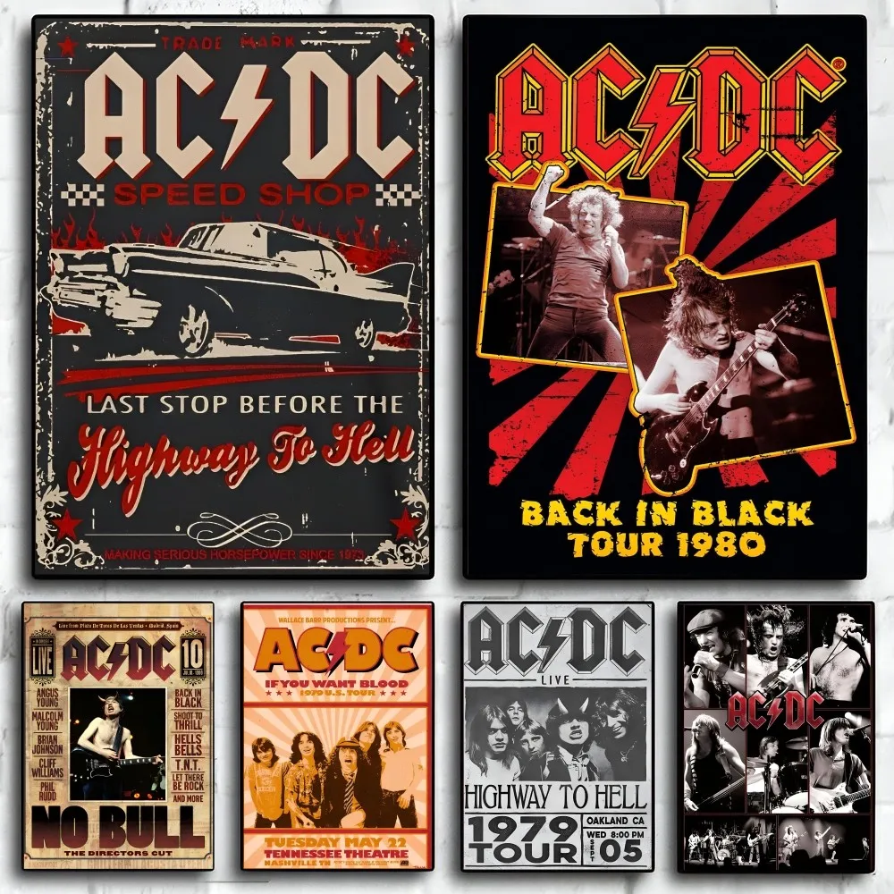 

Band A-acdc Poster Paper Print Home Living Room Bedroom Entrance Bar Restaurant Cafe Art Painting Decoration