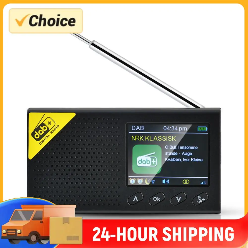 Bluetooth Digital Radio Stereo DAB FM Audio Receiver Portable for Home Office