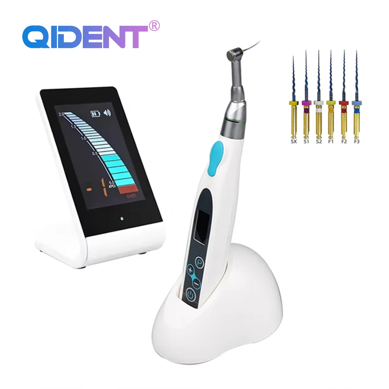 Dental Endo Motor Apex LocatorWireless Root Canal Motor  with 9 Programs Root Canal Rotary Motor Apex Screen  New Color Display