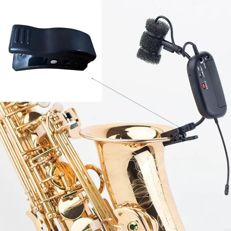 Plastic Saxophone Microphone Clip Professional Mounting Clamp Enduring 
