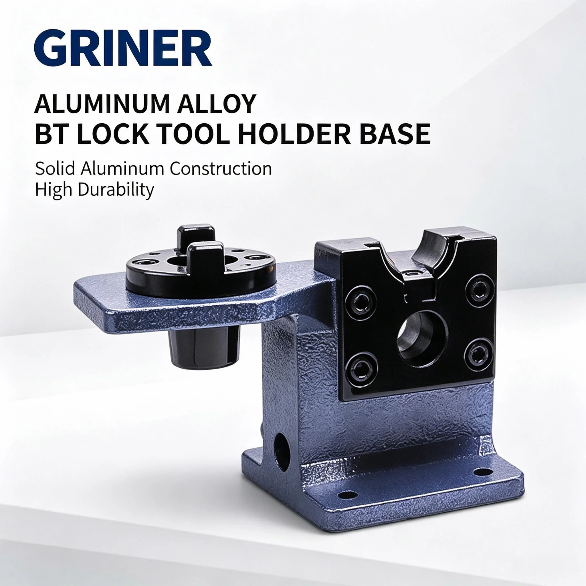 GRINER BT Tool Holder Locking Seat BT30 BT40 Vertical Horizontal Dual‑Use CNC Tool Setting Block For Machining Center Tool Chang