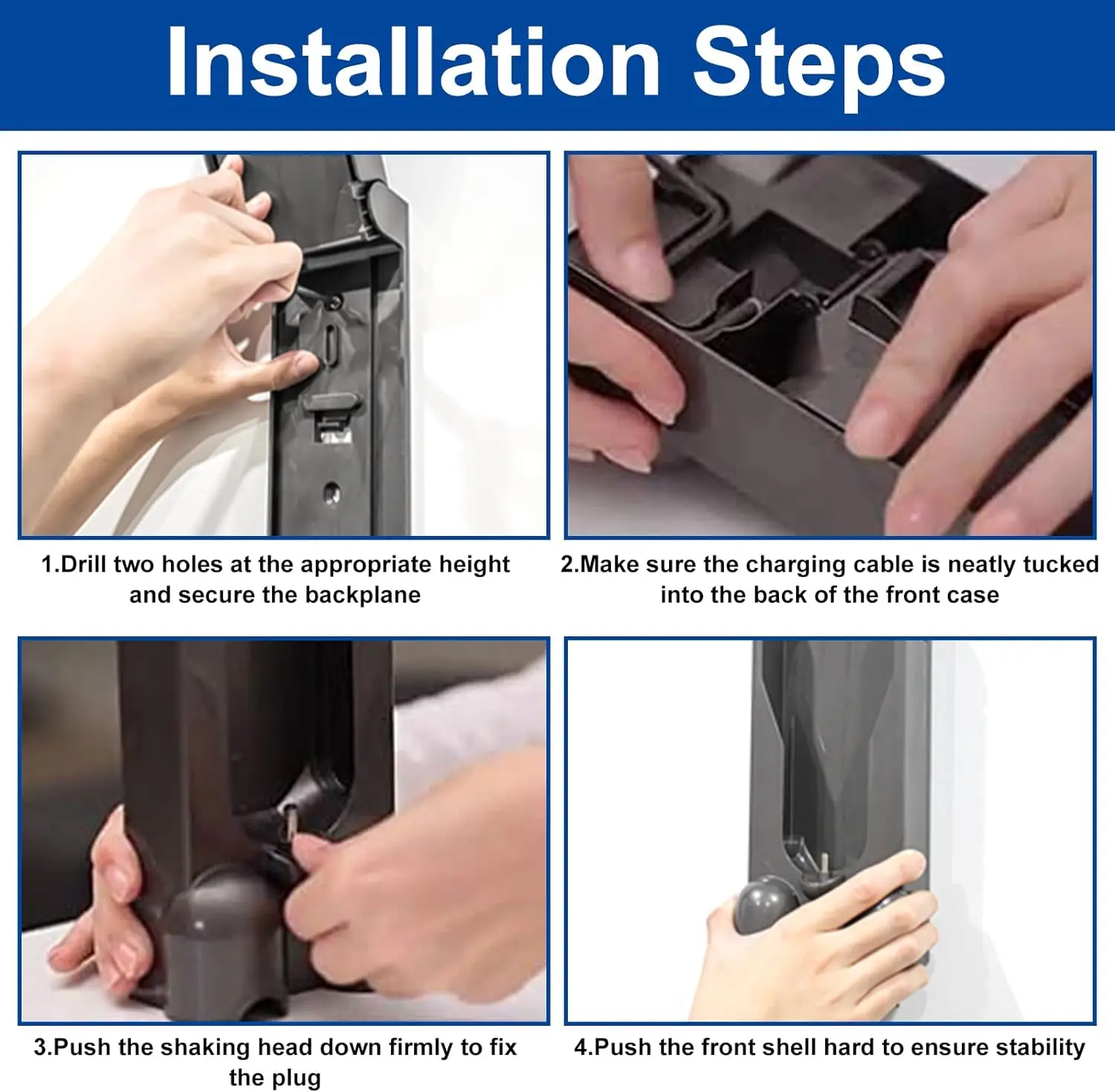 Vacuum Docking Station Replacement - Wall Mounted Accessories Bracket Compatible with Dyson V11 V15 Vacuum Cleaner Only