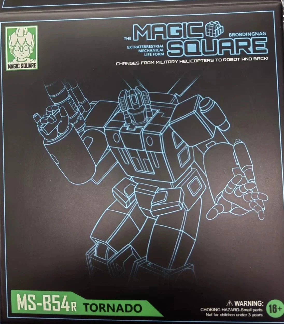 Transformatie MS-TOYS Magic Square MS-B54R Whirlwind Bruticus Mini-actiefiguur