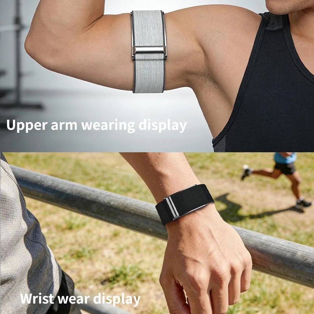Nylon Bicep Wrist strap for Whoop 5.0 MG Band Fitness tracker Replacement bicep band With metal frame For Whoop 5.0 MG Accessory