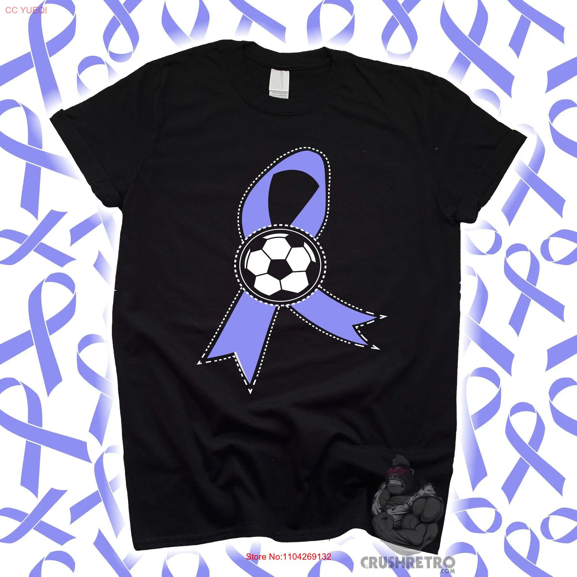 

Periwinkle Ribbon Esophageal Cancer Awareness T Shirt for Shirtn Kids SweaT Throat Survivor long or short sleeves