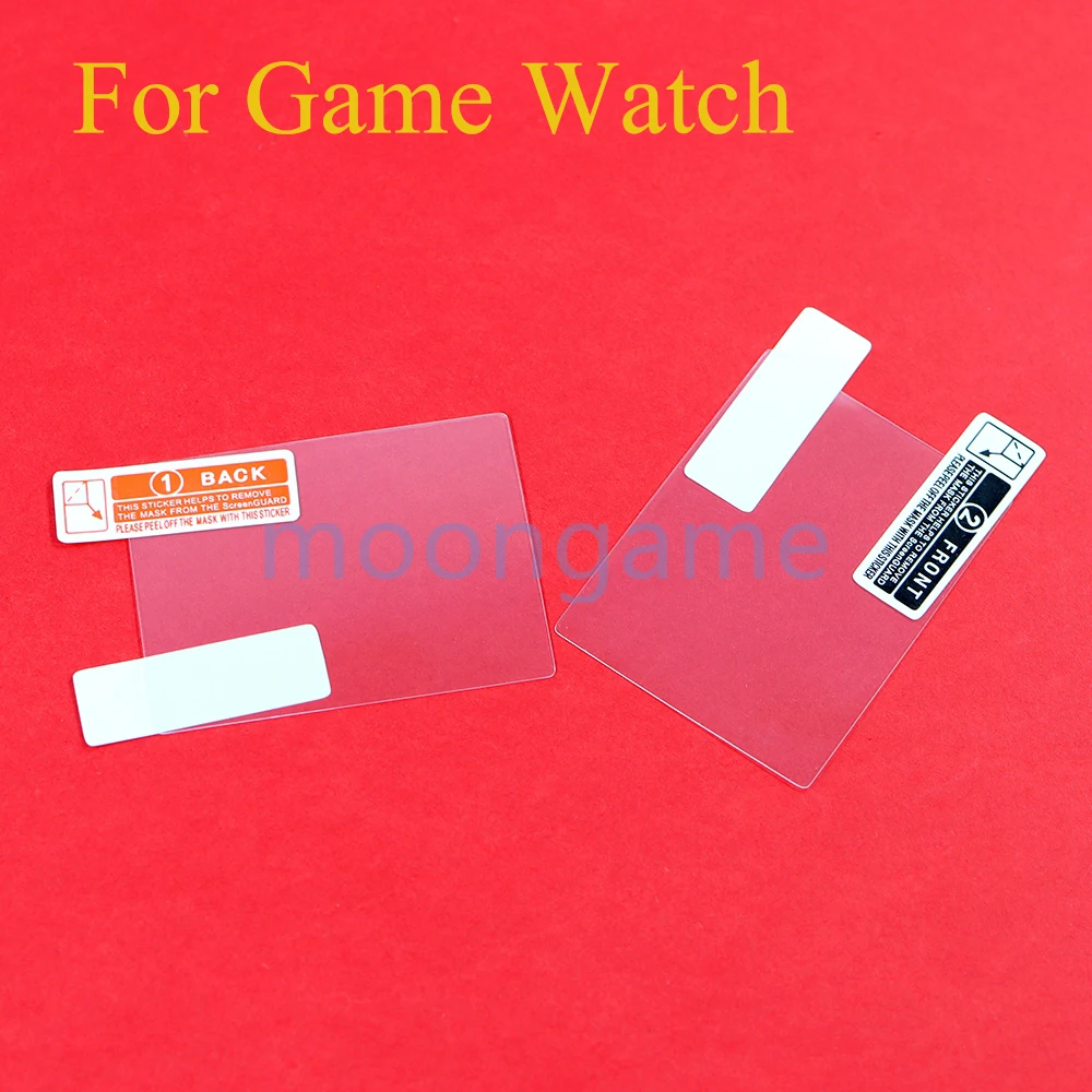 100PCS HD Protective Film Display Screen Protector for Game Watch Handheld Game Console PET Film Accessories