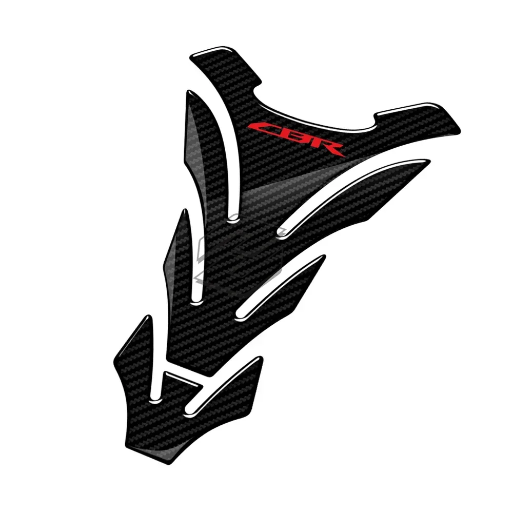 Pelindung Bantalan Tangki Sepeda Motor Tampilan Karbon 3D untuk Honda CBR600RR CBR900RR CBR959RR CBR Tankpad R
