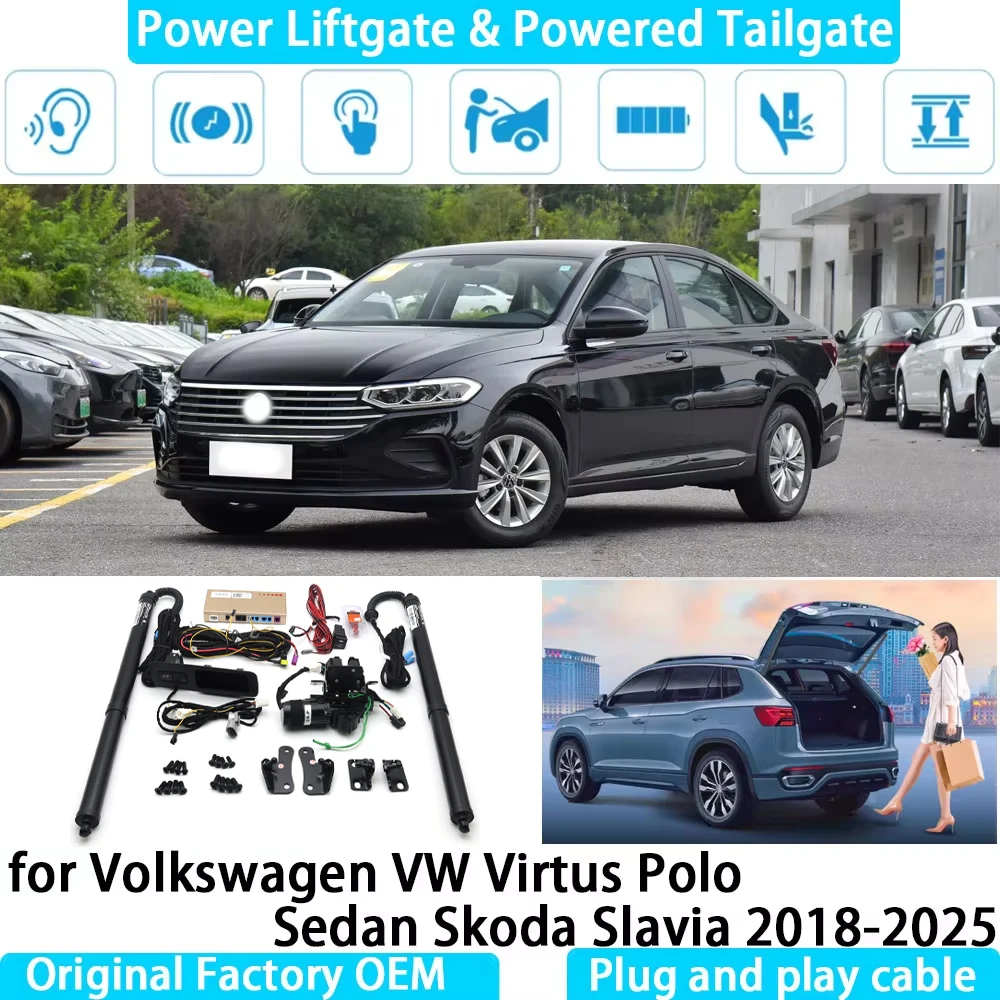 for Volkswagen VW Virtus Polo Sedan Skoda Slavia Automatic Electric Power Liftgate Powered Tailgate Strut Tail Gate Lift System