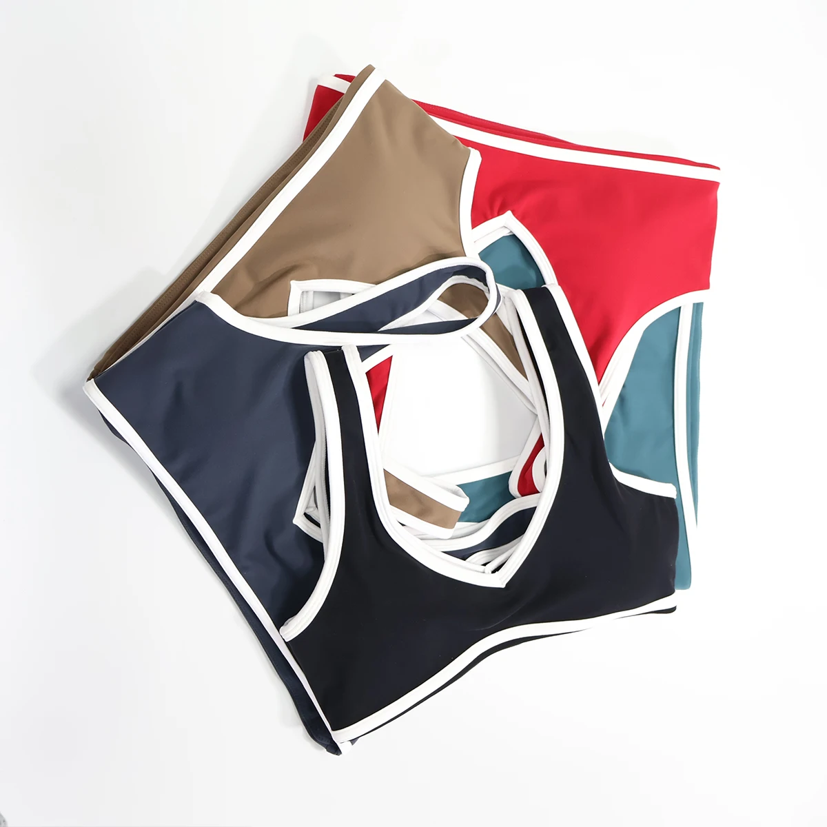 Neuer Sommer Damen V-Ausschnitt Yoga-BH Stoßfester Fitness-Sport-BH für Laufen Outdoor Casual Eng Anliegender Damen-BH – Detail 3