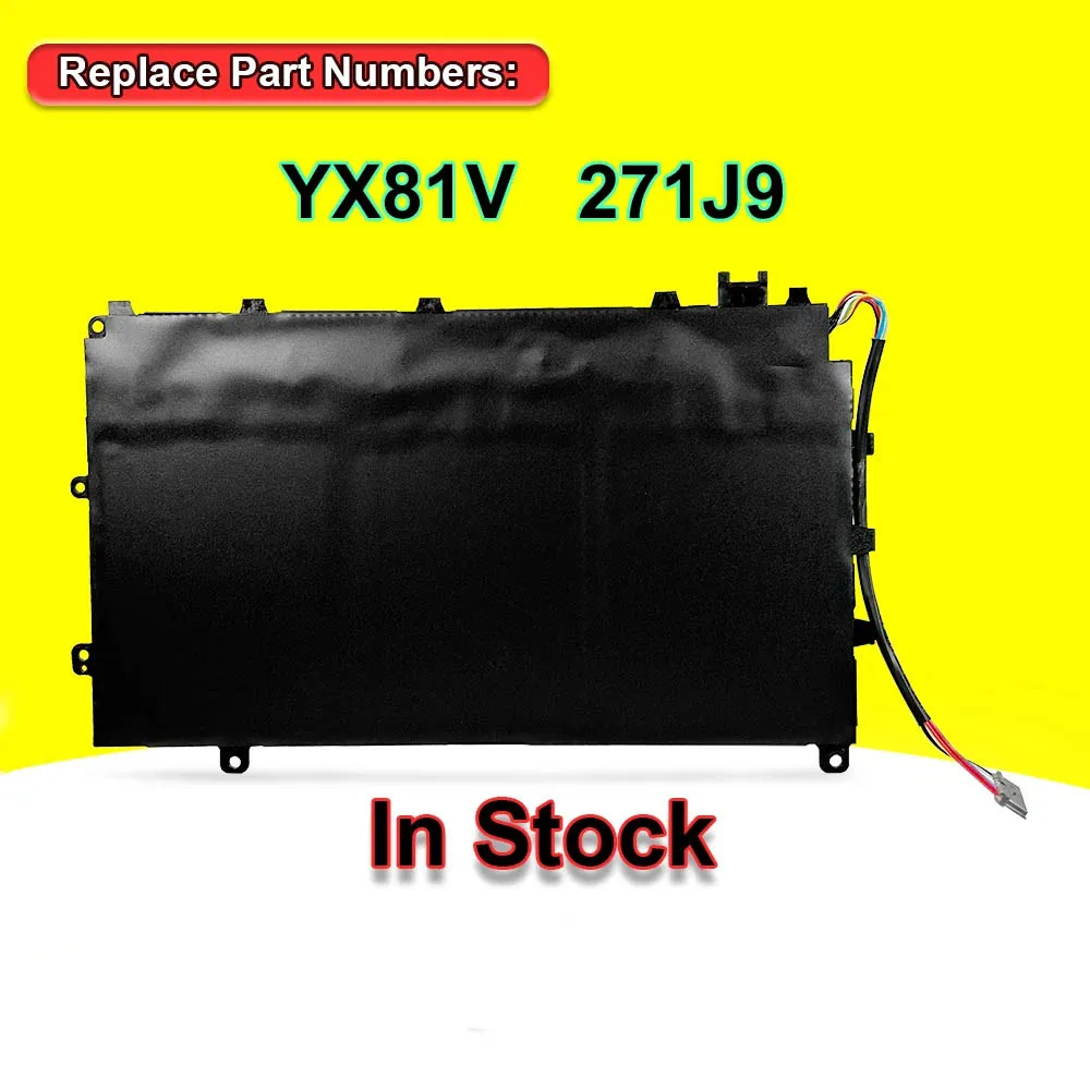 271J9 For DELL Latitude 13 7000 7350 Series Laptop Battery YX81V GWV47 0GWV47 High Quality Replaceable Batteries 11.1V 35Wh