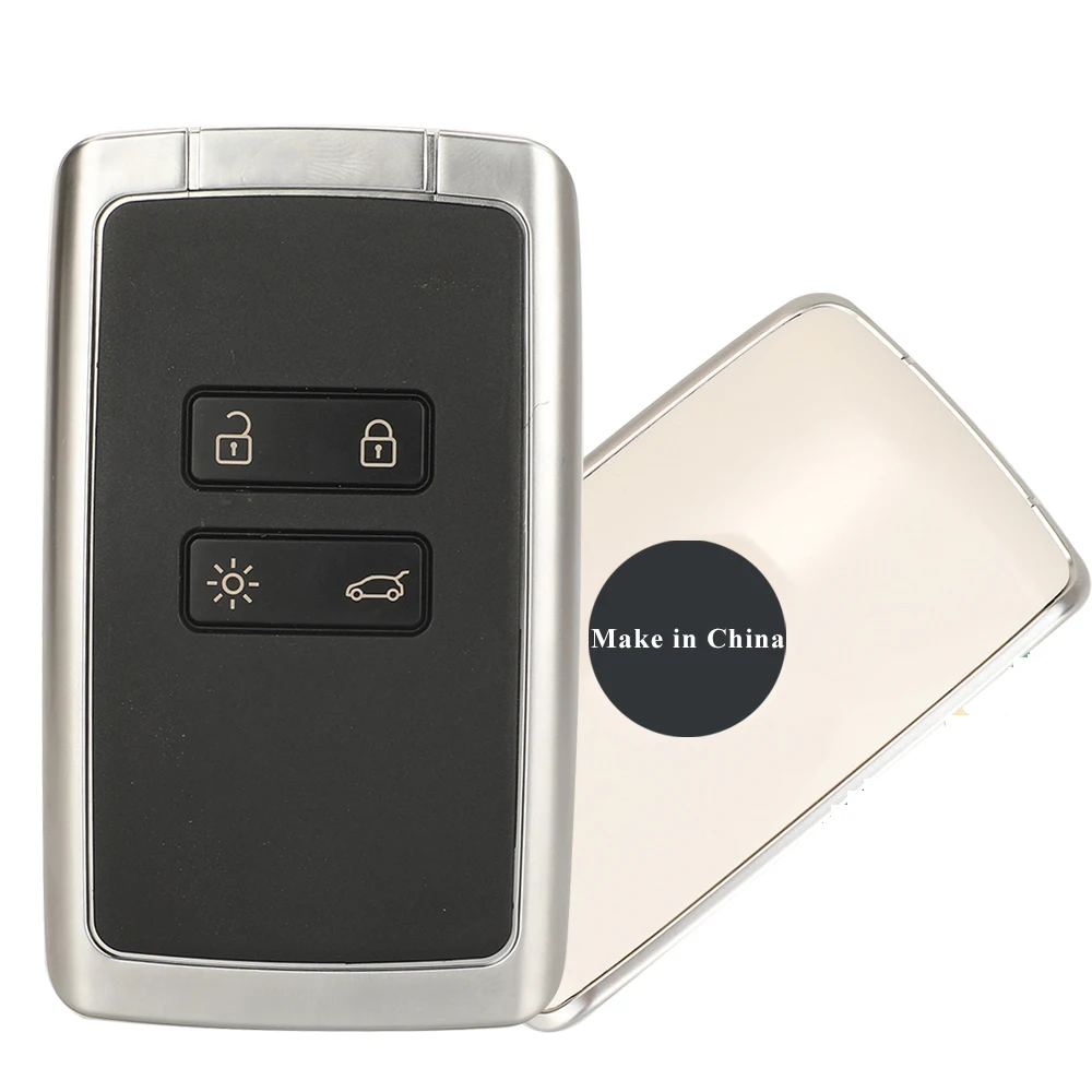 Jingyuqin Auto Alarm 4-Taste Smart Remote Key Für Renault Megane 4 Eintrag Auto Schlüssel Fall Shell Abdeckung