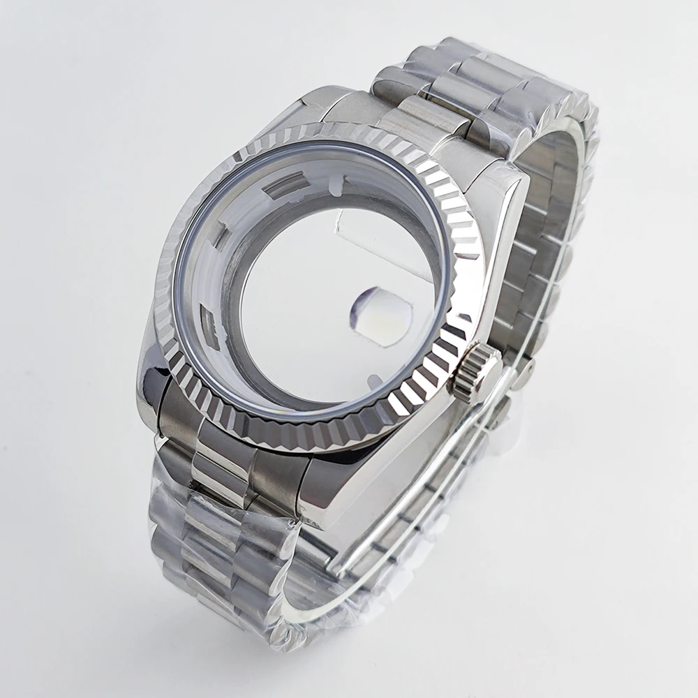 miyota-8285-men’s-316l-stainless-steel-39mm-watch-case-with-sapphire-glass-stainless-steel-band-accessories-for-8285-movement