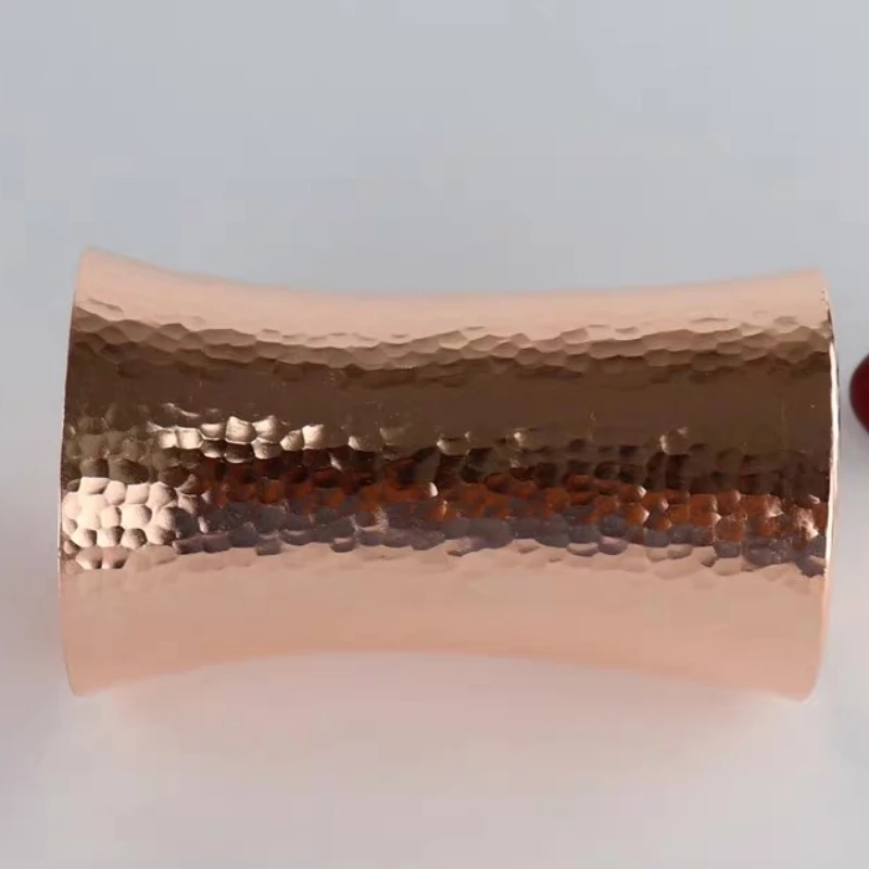 فنجان قهوة كلاسيكي من النحاس النقي، نسيج مطرقة منقوش يدويًا 300 مل كوب حليب بيرة موسكو بغل، أدوات مائدة مياه الشاي #4