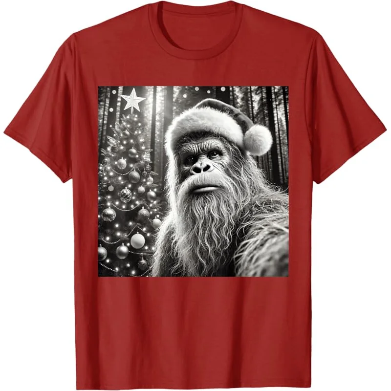 

Bigfoot Christmas Merry Funny Vintage T-Shirt