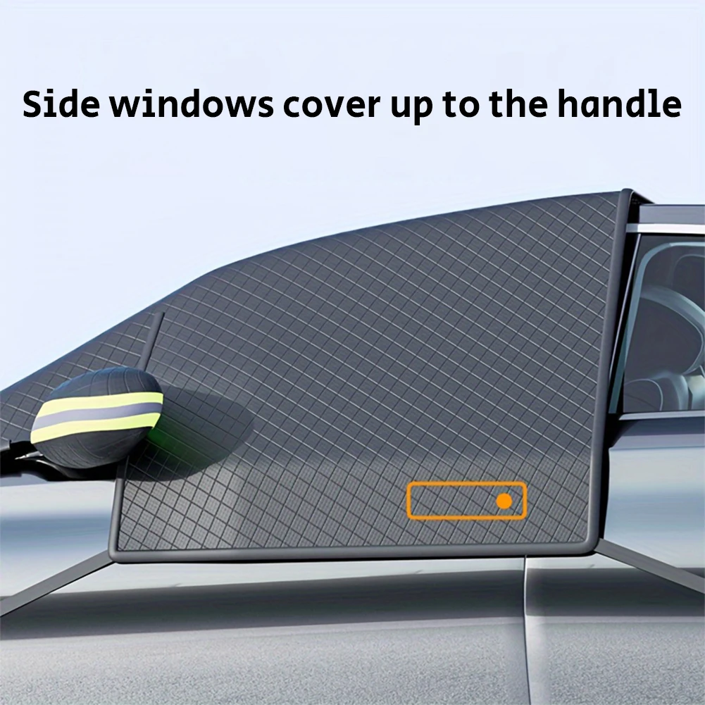 

Magnetic Car Window Snow Cover Waterproof Thicken Car Windshield Snow Cover Car Anti Freeze Snow Windshield Cover for Ice Snow