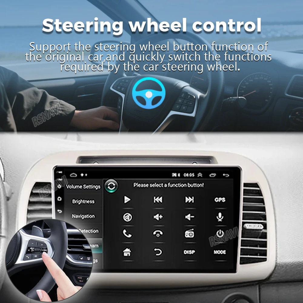 التوصيل والتشغيل أندرويد 15 Carplay راديو السيارة التلقائي لنيسان مارس ميكرا K12 2002 - 2010 الملاحة Autoradio مشغل فيديو ستيريو