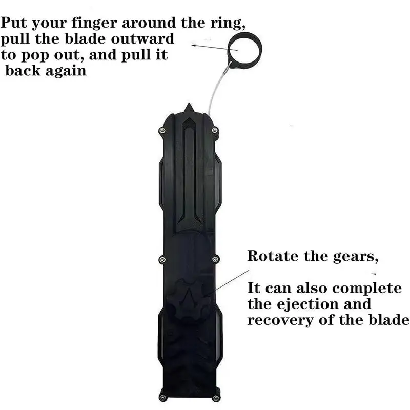 Assassin's manga espada retrátil escondido bladetoy armas brinquedo da criança interativo cosplay adereços jogo brinquedo festa de aniversário presente