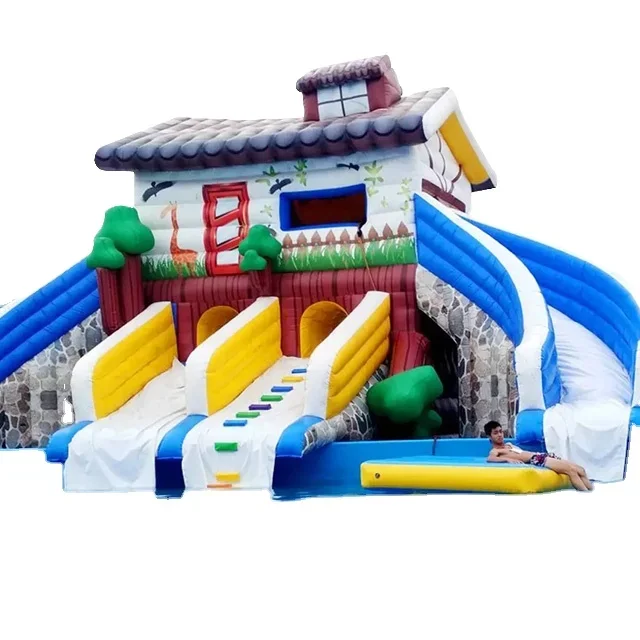 Children's Water Slide Amusement Park Outdoor Happy Swimming Pool Adult Water Park Water Playing Equipment