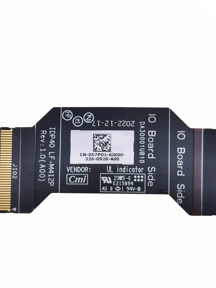 

Подходит для Dell Alienware X14 R2 Маленький кабель ввода-вывода Кабель платы ввода-вывода IDP40 LF-M412P DA30001UB10 57PD1 057PD1