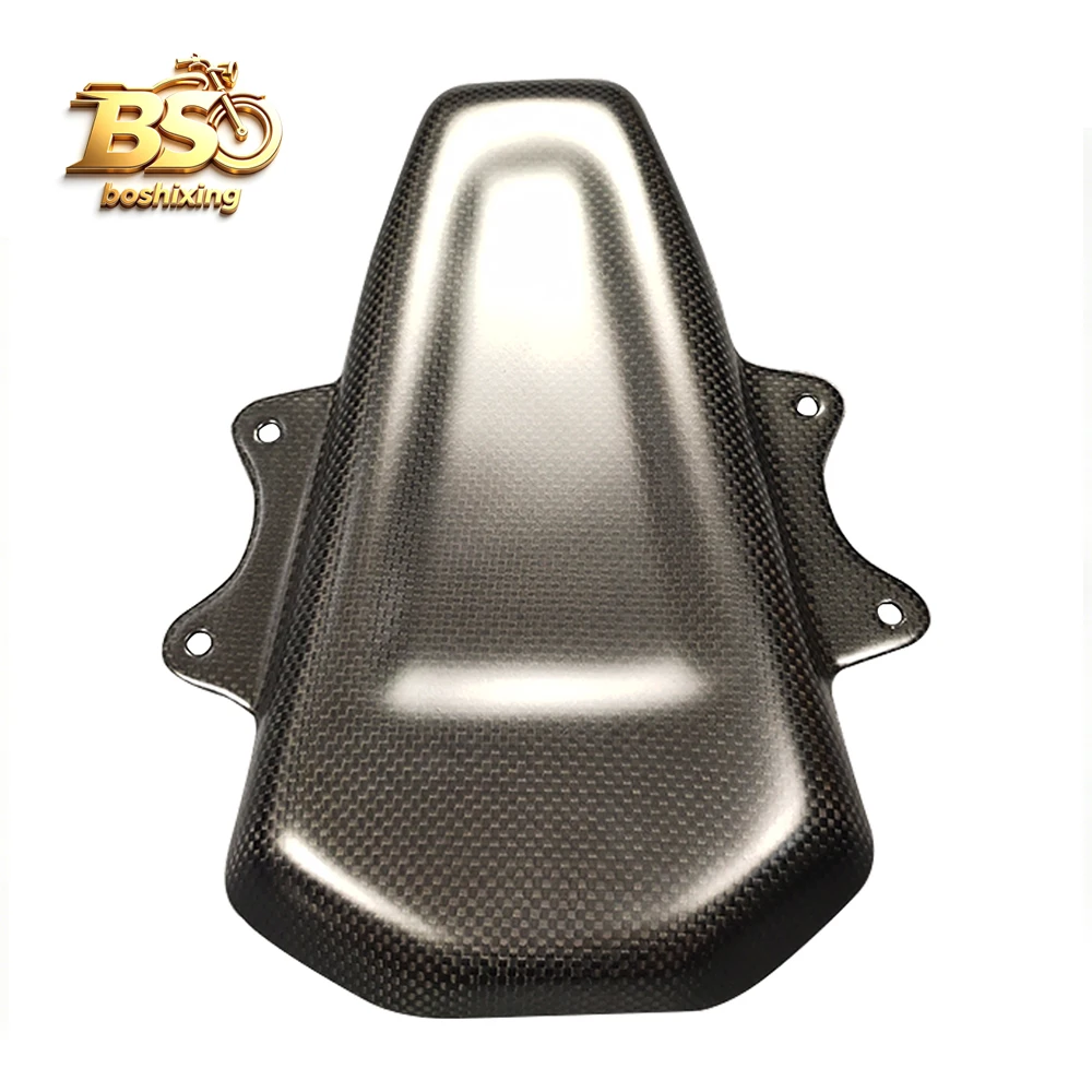 Frame Panel Under Cover For DUCATI Panigale V4 R/S 2018-2023 100% Real Carbon Fiber Rear Tail Light Plate Lower Bottom Fairing