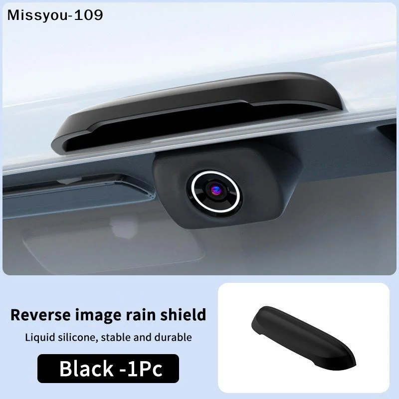 Waterproof Car Rear View Camera Rain Cover Protective Shield Strong Adhesive for Safe Driving on Rainy Days