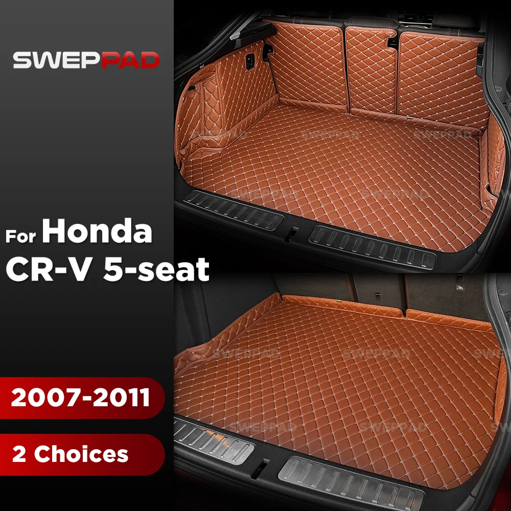 For Honda CR-V 5-seat 2007-2011 08 09 10 Auto Full Coverage Trunk Mat Car Protective Pad Cargo Liner Interior Accessories