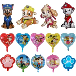 Paw Patrol Series Cartoon Dog Balloon Party Decoration Supplies Ryder Chase Skye Aluminum Foil Balloon Childrens Birthday Gift