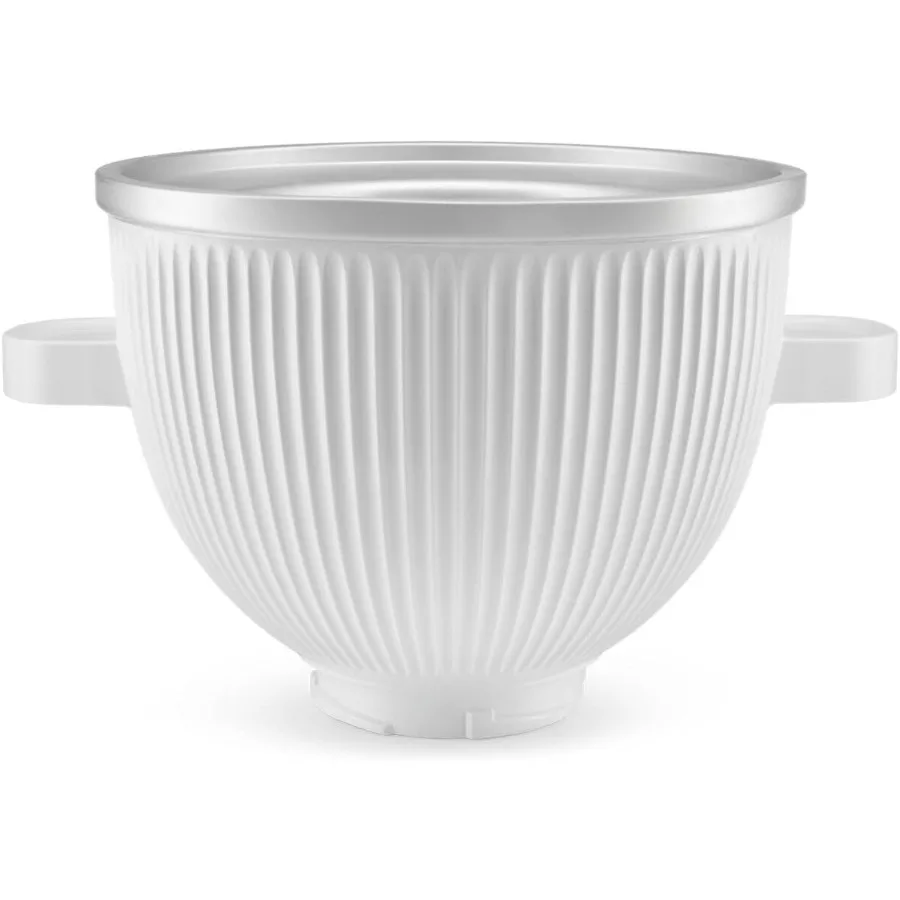 KitchenAid Ice Cream Maker Attachment for Stand Mixer 2 Quart KSMICM White