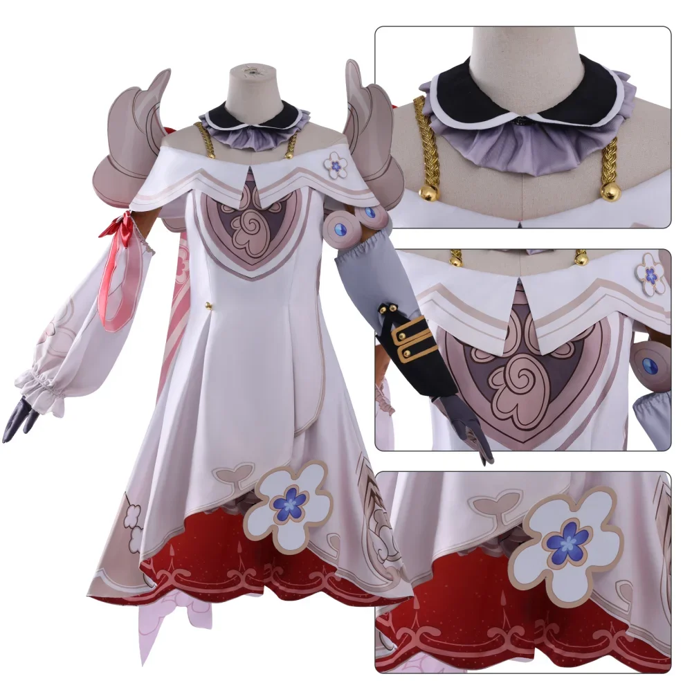 

2025 new Role Play Outfit Tribios Cosplay Honkai: Star Rail Tribios Costume Synthetic Wig Tribios Anime Role Playing Shoes