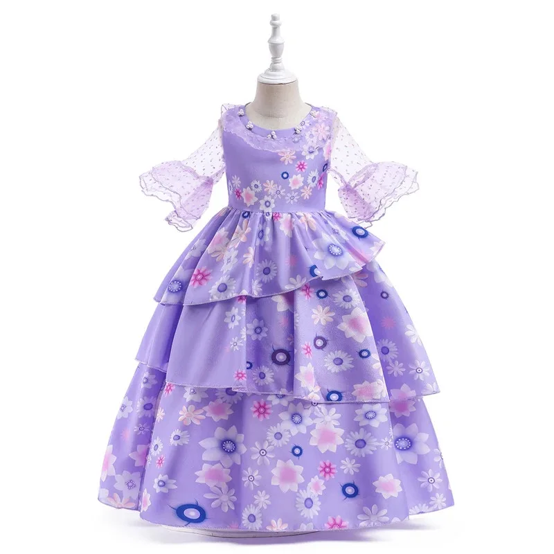 

Аниме Косплей 2023 платье Эльзы для девочек Снежная Королева Хэллоуин карнавальный костюм принцессы Fantasia Infantil вечерние детские Эльза Анна 72-я