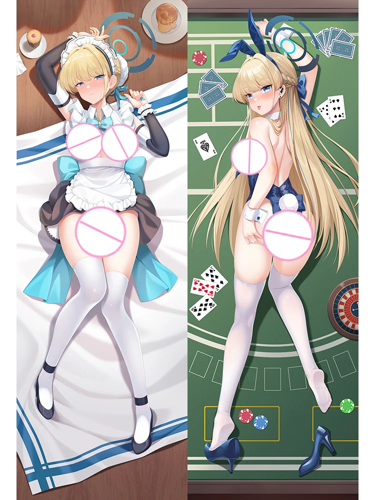 Dakimakura Anime Pillow Cover Seductive Giant Breasts Double Sided Print 2-Side Print Pillowcase Body Decoration