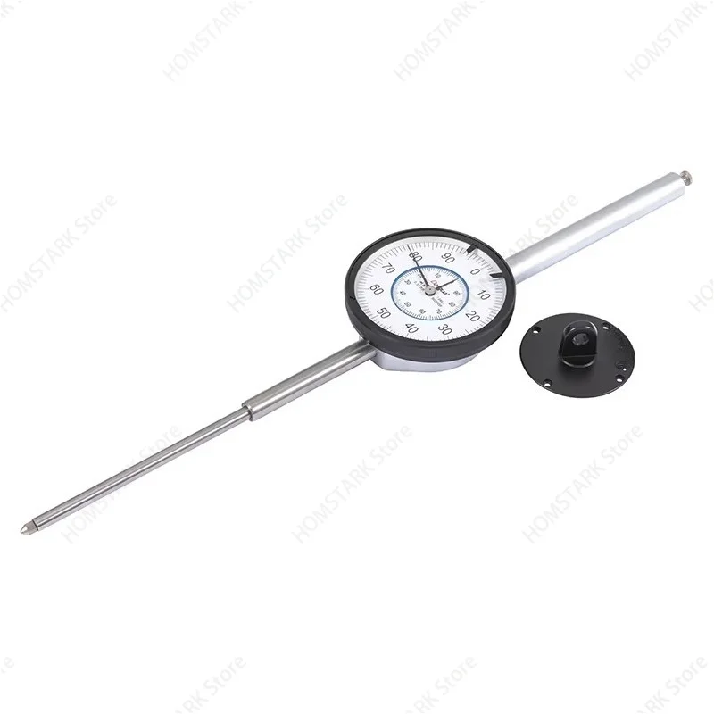 Shock‑Proof Dial Indicator,0‑100mm 0.01mm Lug‑Back JewelBearing Precision Gauge forMechanical Workshop Inspection Measuring Tool