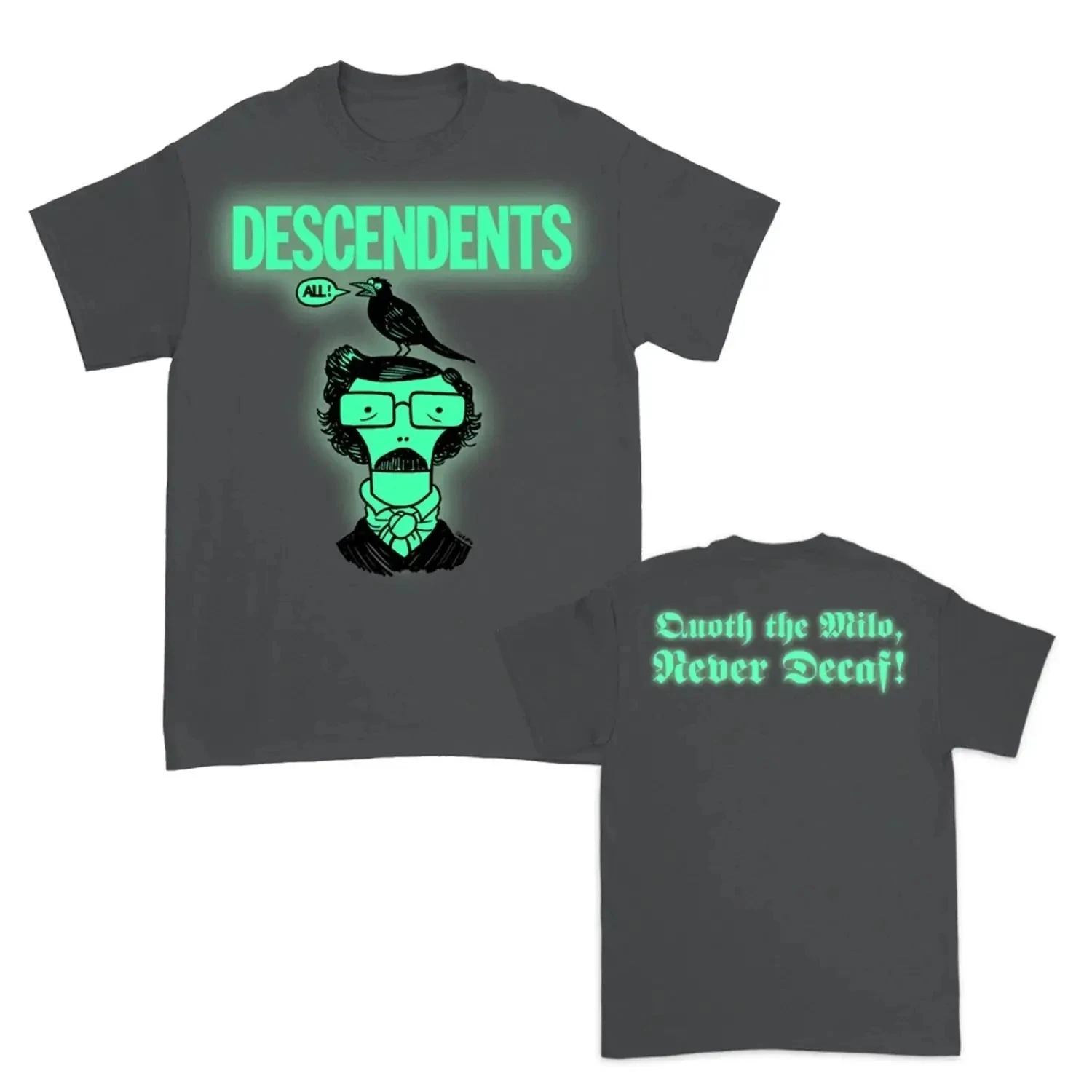 Fashion Y2k T Shirt Descendents Band T Shirt Summer Print Round Neck Short-sleeve Casual Streetwear High Quality Clothes Unisex