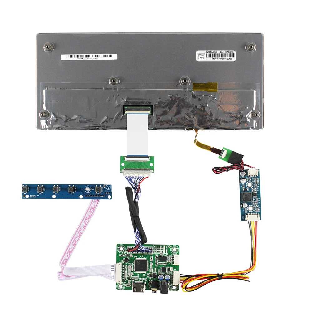 Imagem -05 - Módulo do Lcd com Painel de Controle Tela da Tira 50 Pinos Lvds Ttl Dj103ia03b 1920*720 800nite 10.3 Polegada