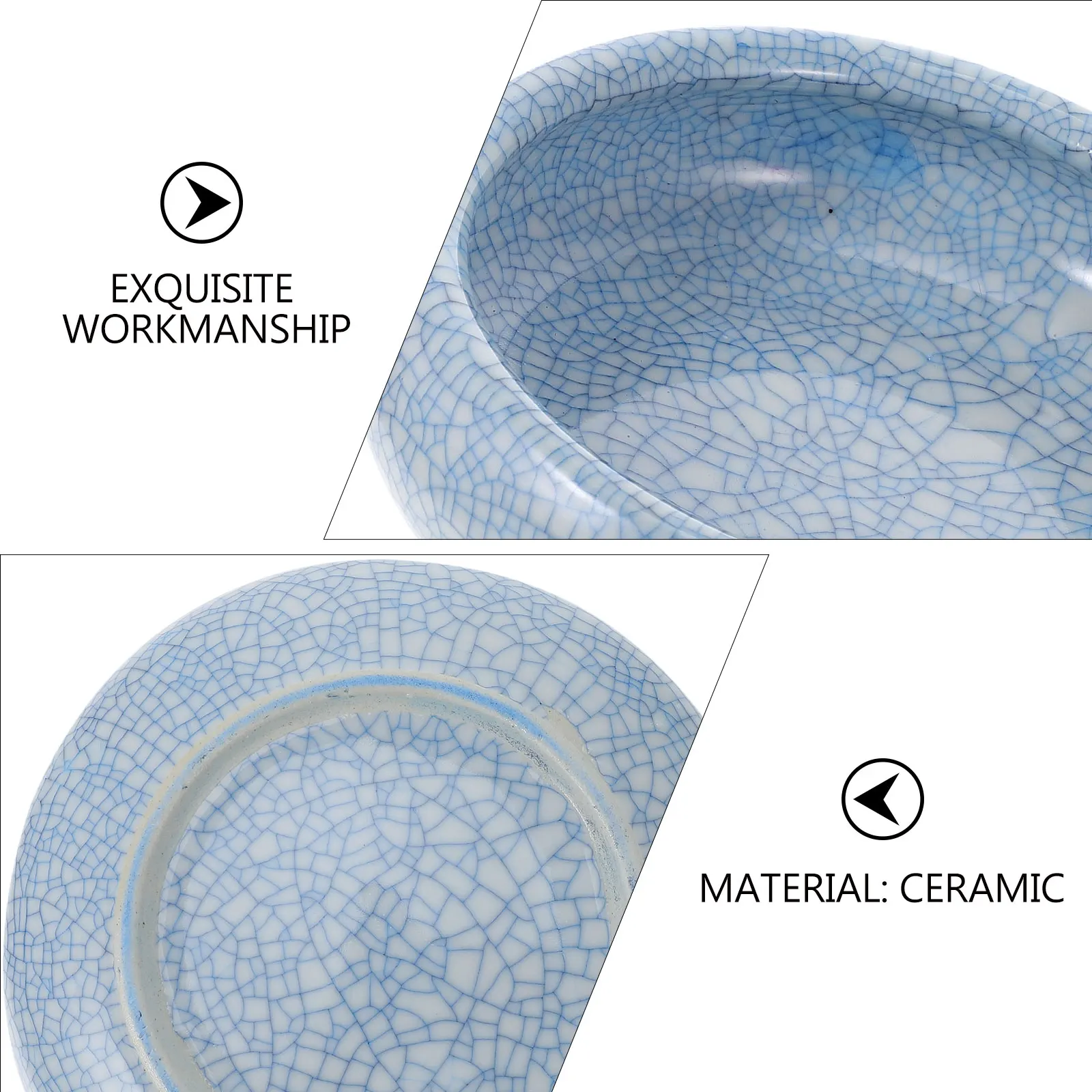 

Chinese Calligraphy Accessory Ink Water Dish with Fine Workmanship Ideal Writing Brush Washing Tray for Amateurs Professionals