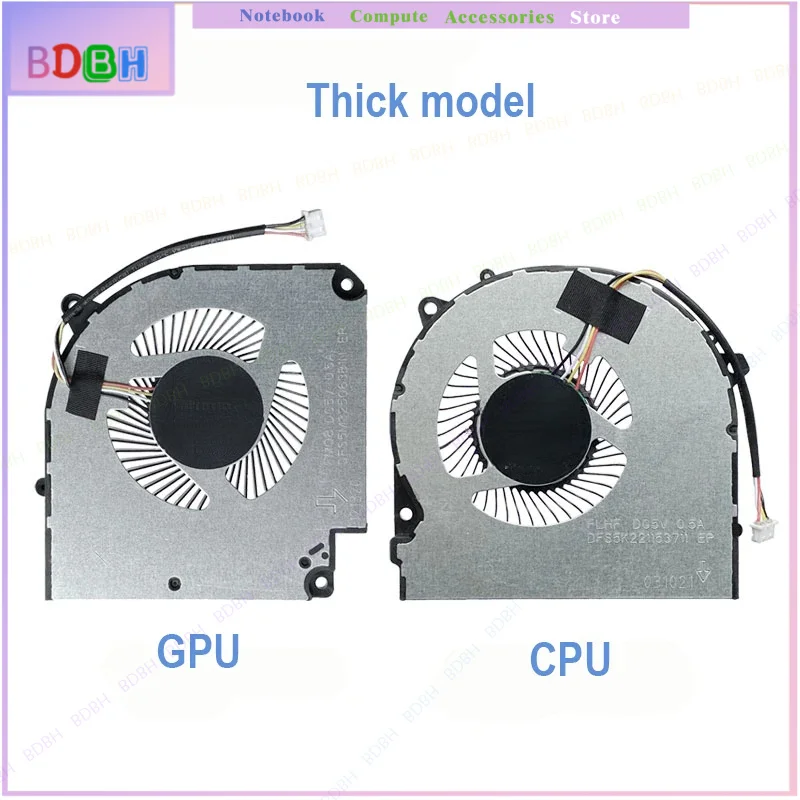 New Original Laptop CPU GPU Cooling Fan For Machenike 911MT ME PLUS 911ST T58-V Z7M-CT5NA CT7NK