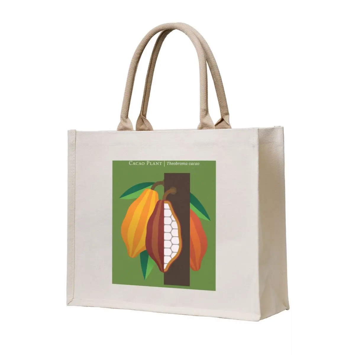 

Nature: Cacao Plant Tote Bag tote bag woman handbag Women's shopper