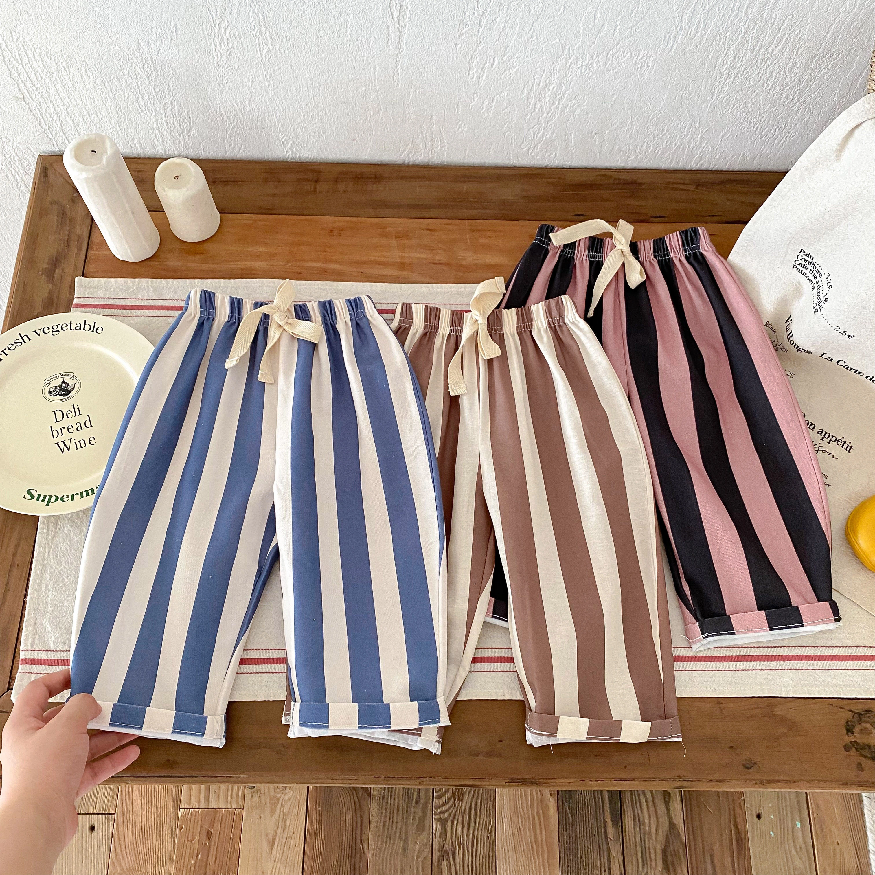 Baby Boys And Girls Summer New Style Casual Trousers Children's Clothes Loose Kids Harem Pants Popular Design Child Long Pants