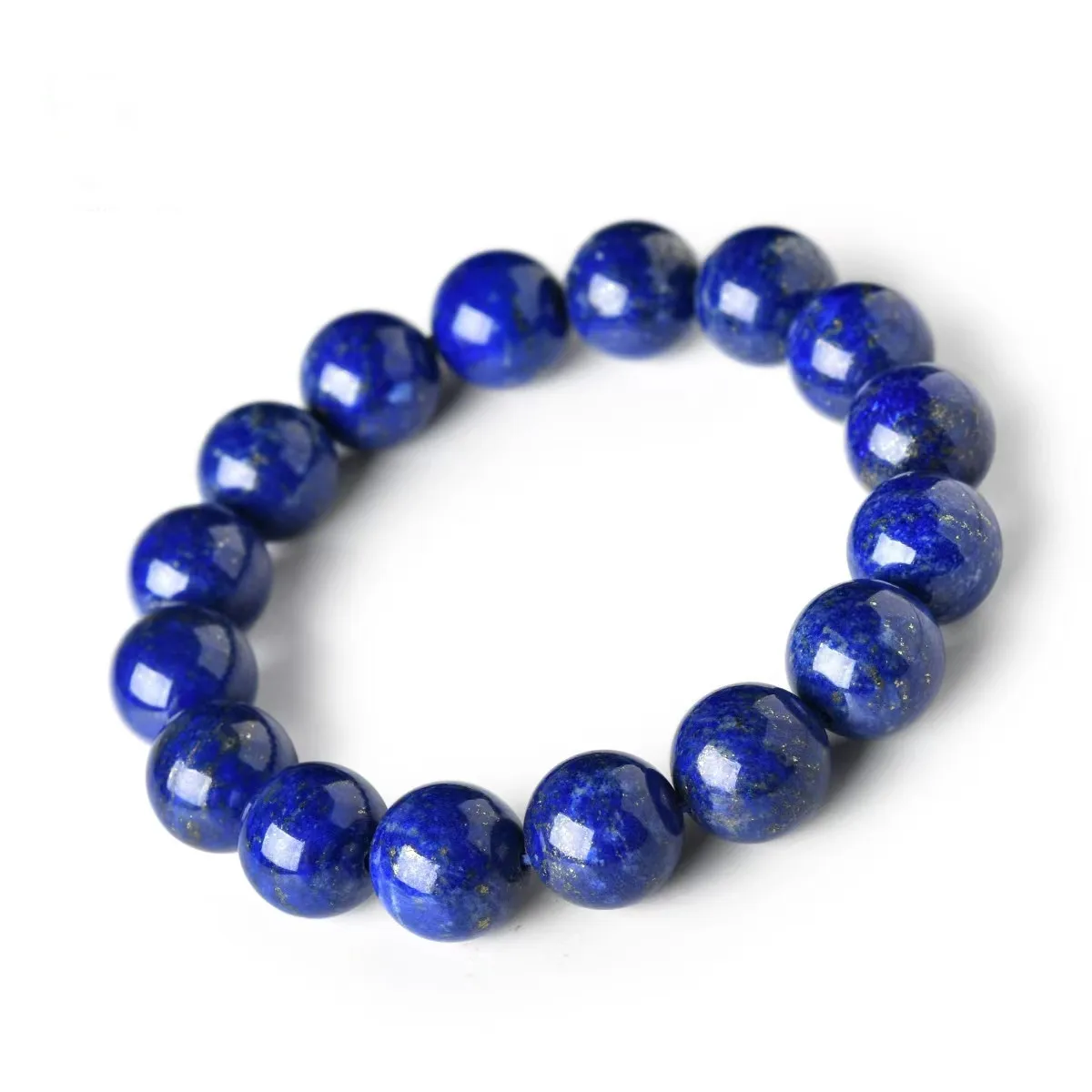 Imagem -05 - Afegão Raw Ore Natural Lapis Lazuleus Pulseira para Homens e Mulheres Único Círculo Bead Azul Cristal Mão Corda Casal Acessórios