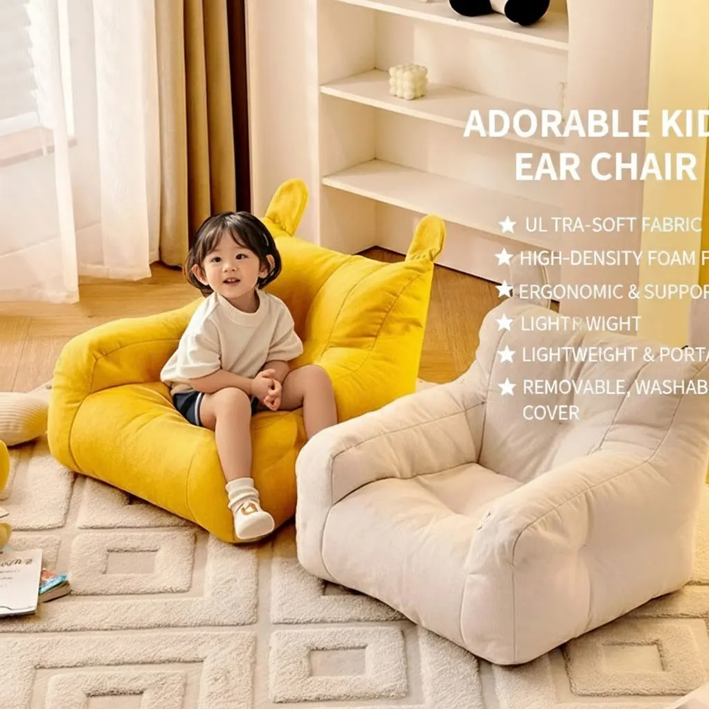 

Детское кресло-диван с обивкой для малышей, мальчиков и девочек, одноместное, легкое, с моющимся чехлом, для игровой комнаты