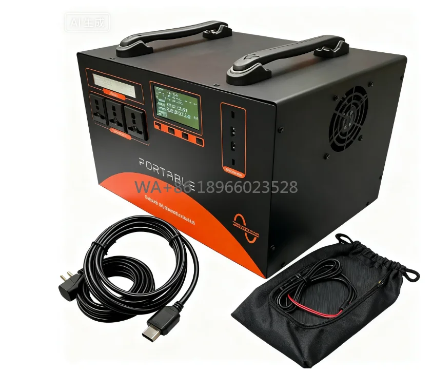 

Портативная электростанция с синусоидальным выходом LiFePO4 для дома, аварийного использования, кемпинга, высокое качество, 220В, большая емкость, 500Вт, чистый синусоидальный сигнал