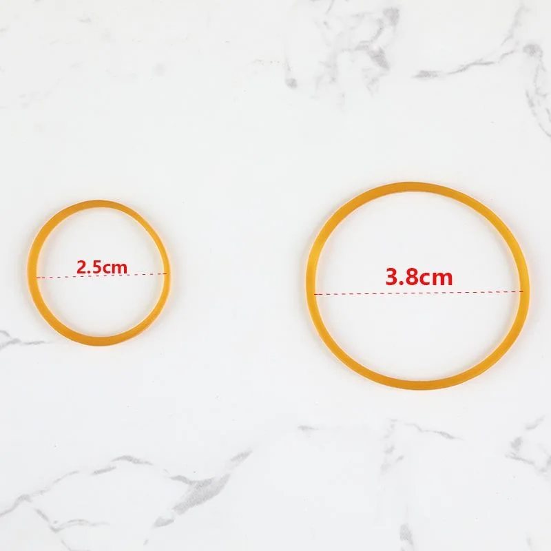 New High Temperature Resistant Yellow Rubber Band Hair Salon Perm Cover Hot Ironing Ring Red Rubber Band